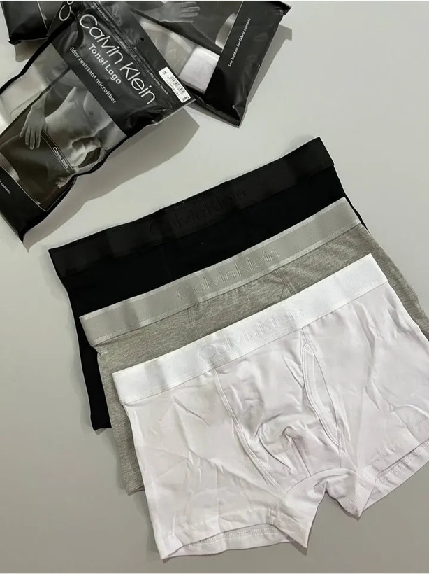 شورت مردانه پادار کش پهن جیبدار کالوین کلین