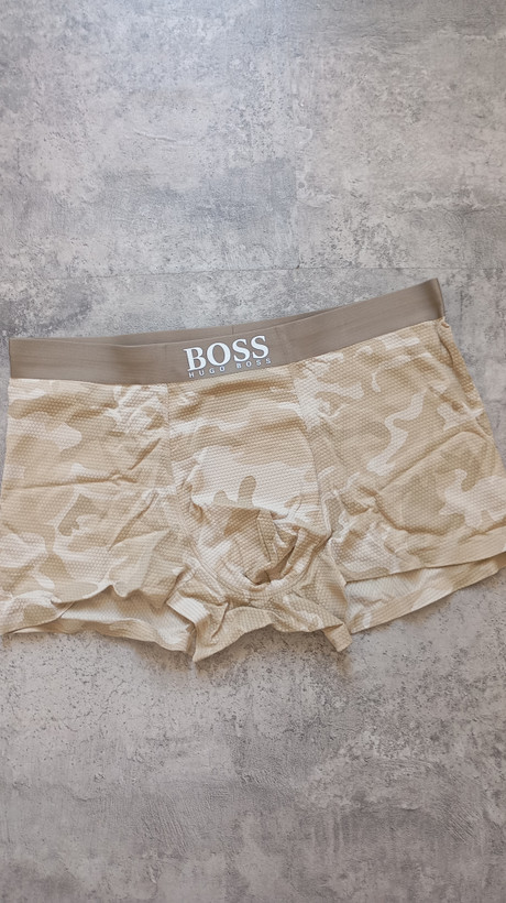 شورت باکسر مردانه BOSS طرح چریکی (Camouflage