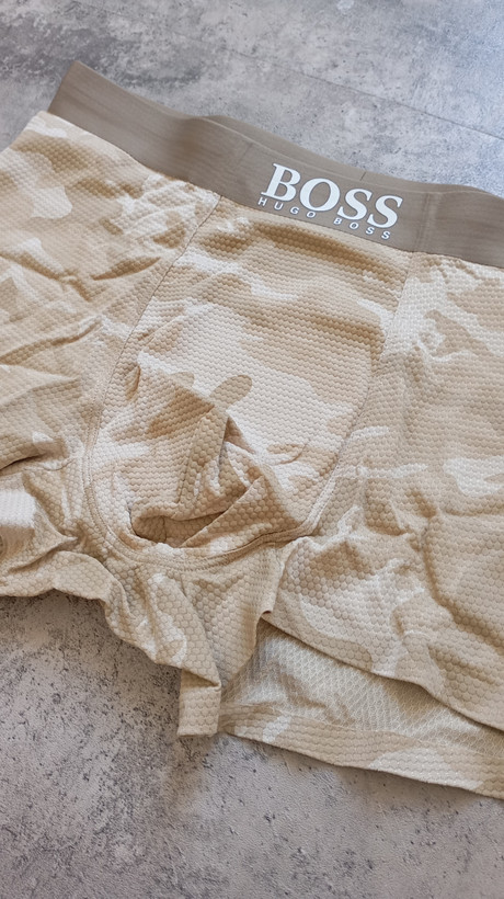 شورت باکسر مردانه BOSS طرح چریکی (Camouflage