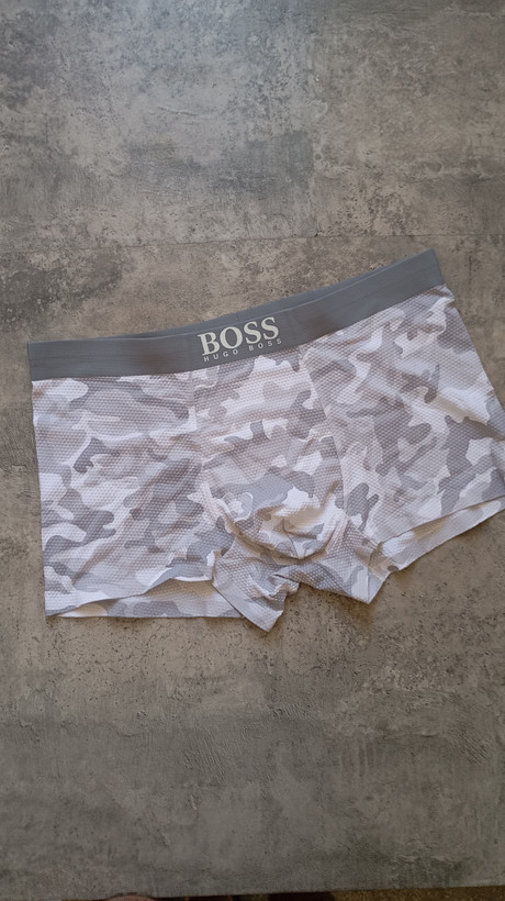 شورت باکسر مردانه BOSS طرح چریکی (Camouflage