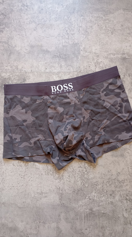 شورت باکسر مردانه BOSS طرح چریکی (Camouflage