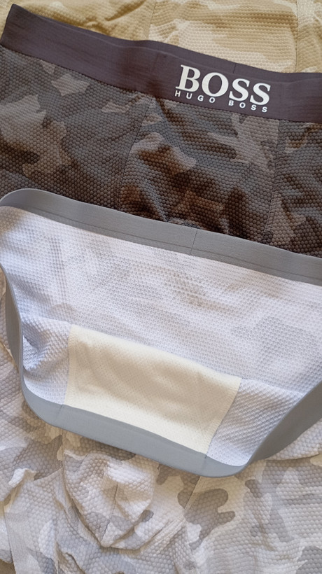 شورت باکسر مردانه BOSS طرح چریکی (Camouflage