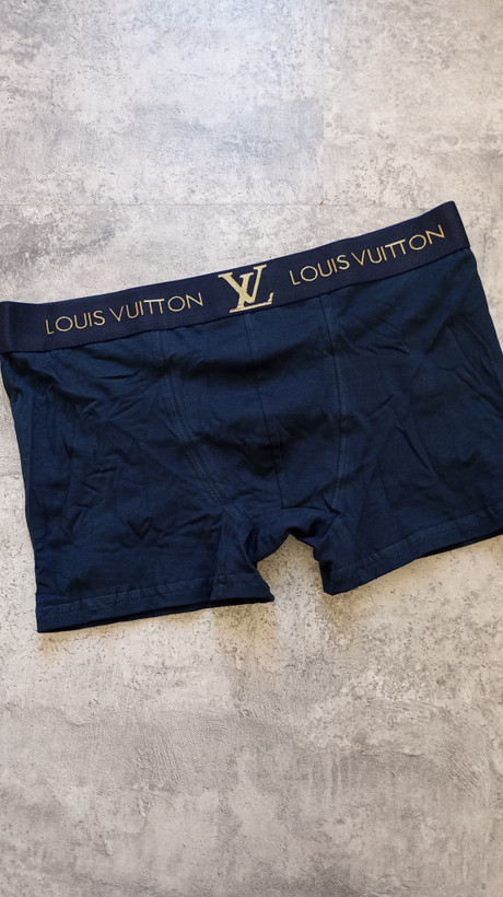 شورت مردانه پادار نخ پنبه کتان کش پهن طرح Louisvuiton
